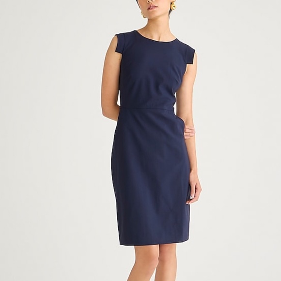 J. Crew Resume Dress in Navy, Size 0 - Picture 1 of 4